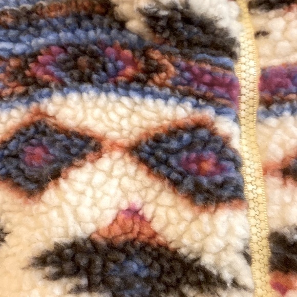 Altar”d State Fleece Faux Sherpa Zip Pullover Tribal Pattern Aztec Size … - Picture 4 of 17